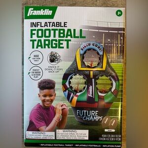 Kids Portable Football Target Toss Game. Future Quarterbacks In The Making?!